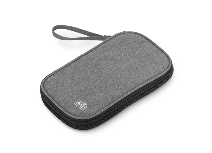 Portfel podróżny rPET CHILLGO, RFID (GA-20707-14)