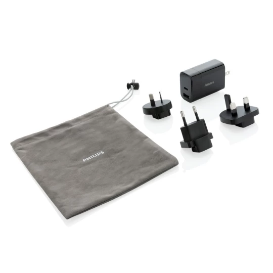 Uniwersalna ładowarka Philips 30W, adapter podróżny (P301.181)