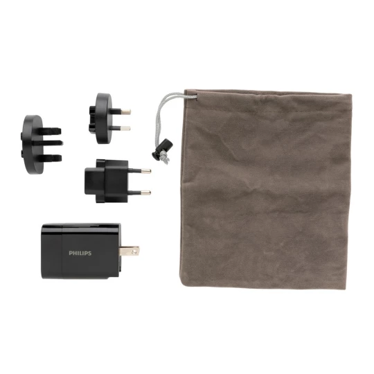 Uniwersalna ładowarka Philips 30W, adapter podróżny (P301.181)