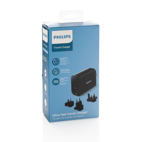 Uniwersalna ładowarka Philips 30W, adapter podróżny (P301.181)
