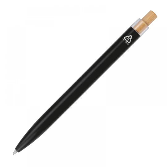 Długopis z aluminium z recyklingu - czarny - (GM-13845-03)