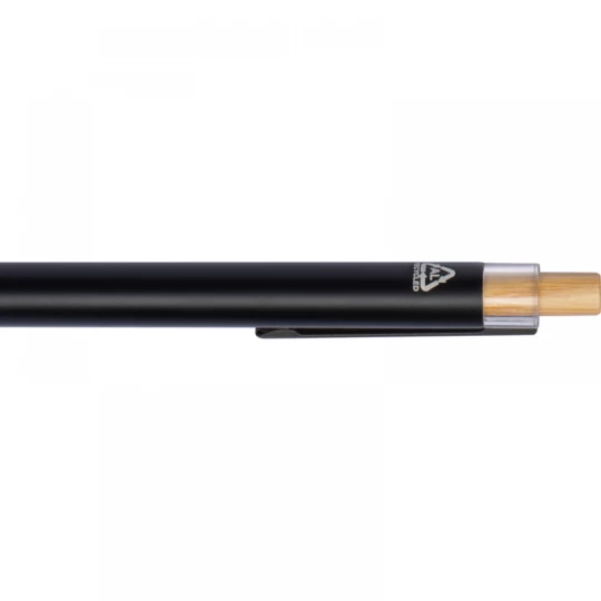 Długopis z aluminium z recyklingu - czarny - (GM-13845-03)