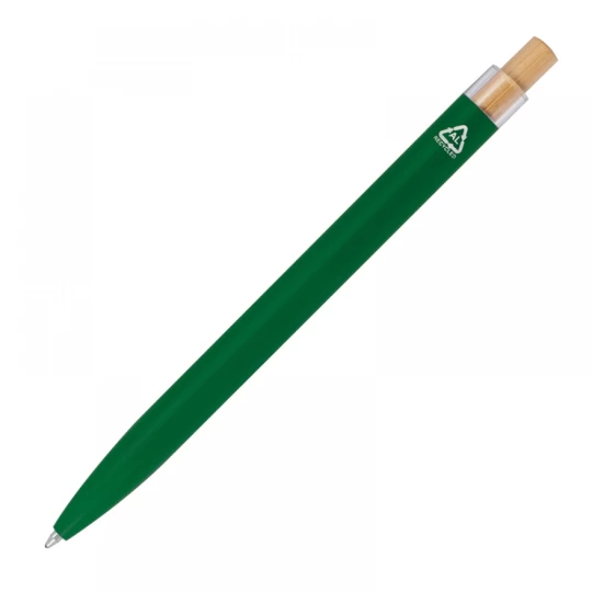 Długopis z aluminium z recyklingu - zielony - (GM-13845-09)