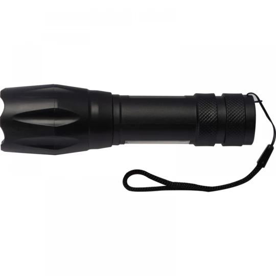 Latarka z COB - czarny - (GM-93851-03)