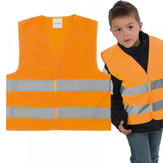 Kamizelka odblaskowa dla dzieci - pomarańczowy - (GM-92888-10)
