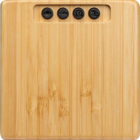Głośnik bluetooth bambusowy - beżowy - (GM-33957-13)