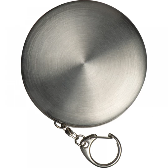 Składany stalowy kubek 250 ml - szary - (GM-83992-07)