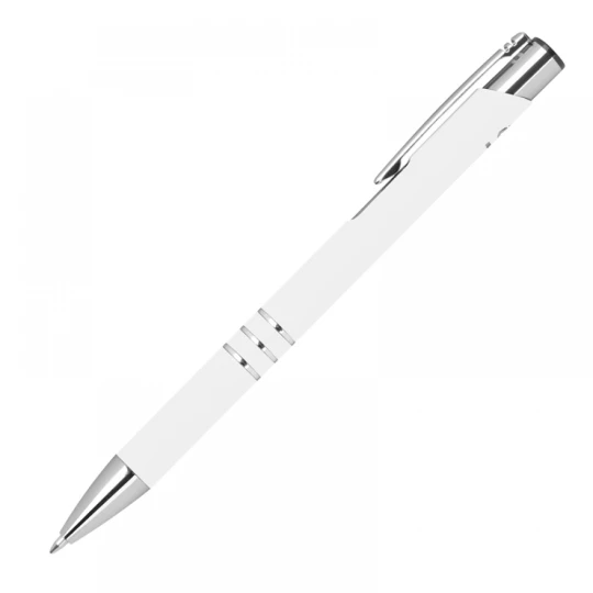 Długopis półżelowy - biały - (GM-13991-06)