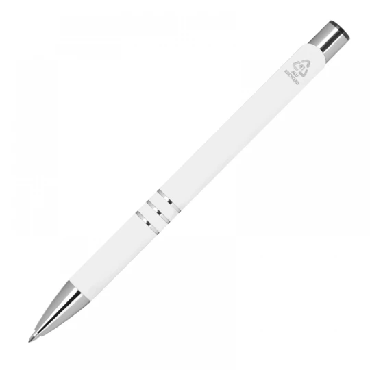 Długopis półżelowy - biały - (GM-13991-06)