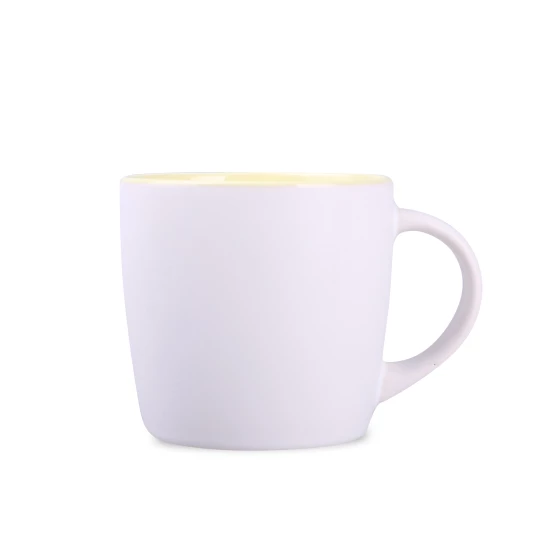 Kubek Handy Pure 320ml biały/sunny yellow (M132)