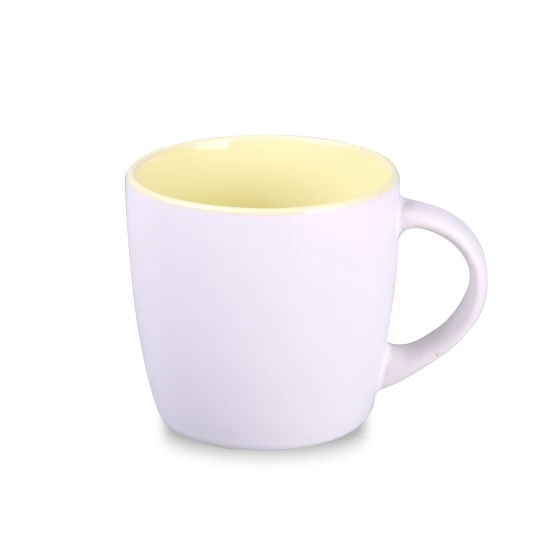 Kubek Handy Pure 320ml biały/sunny yellow (M132)