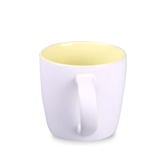 Kubek Handy Pure 320ml biały/sunny yellow (M132)