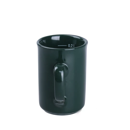 Kubek Santa 220ml ciemnozielony/ciemnozielony (M484)
