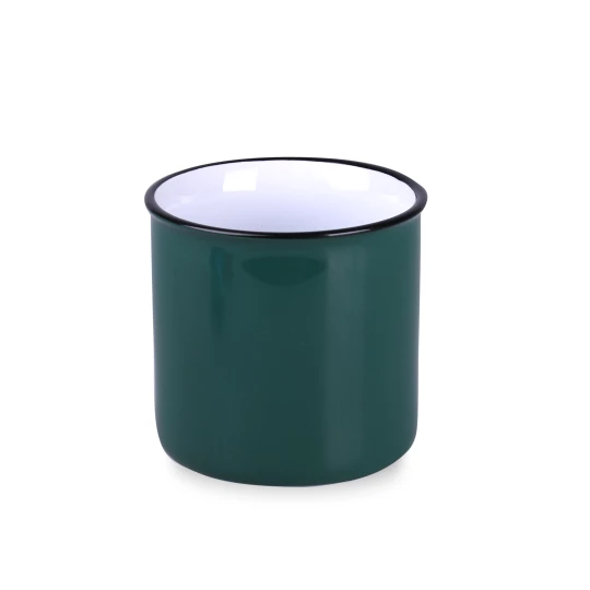 Kubek Loft 300ml ciemnozielony/biały (M513)