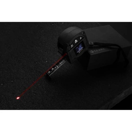 Miara 5m, dalmierz laserowy 30m Gear X (P113.211)