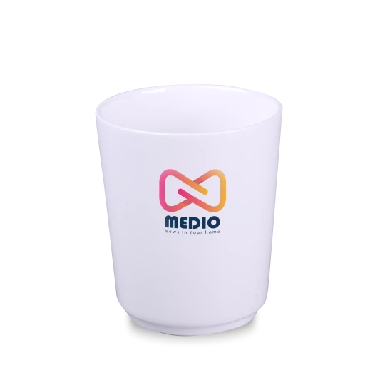 Kubek Medea 340ml biały/biały (M530)