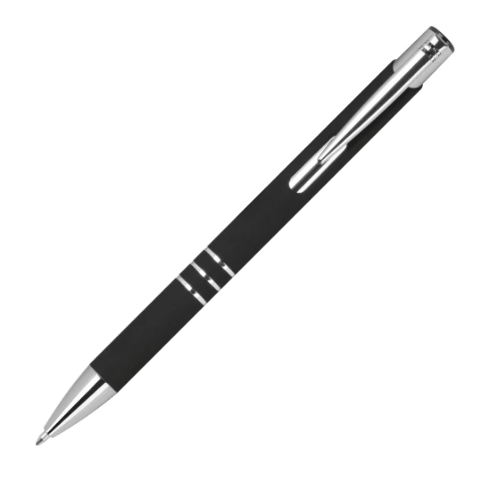 Długopis metalowy półżelowy DUNMORE - czarny (GE-3991-03)