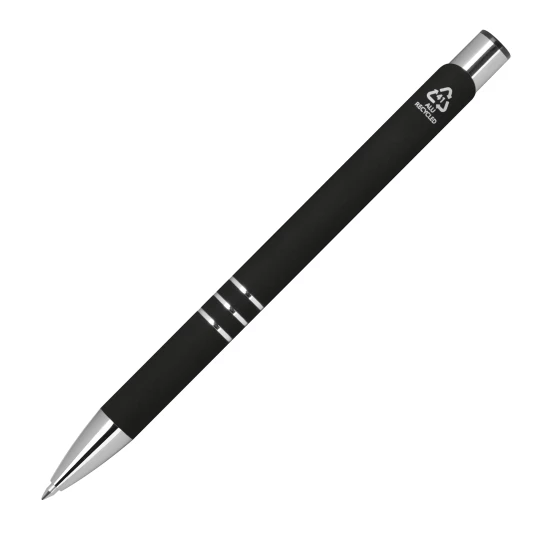 Długopis metalowy półżelowy DUNMORE - czarny (GE-3991-03)