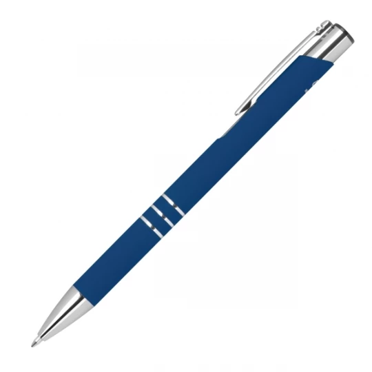 Długopis metalowy półżelowy DUNMORE - niebieski (GE-3991-04)