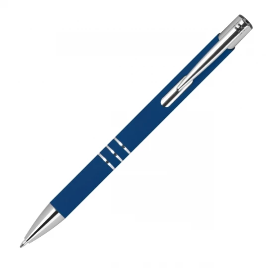 Długopis metalowy półżelowy DUNMORE - niebieski (GE-3991-04)