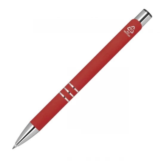Długopis metalowy półżelowy DUNMORE - czerwony (GE-3991-05)