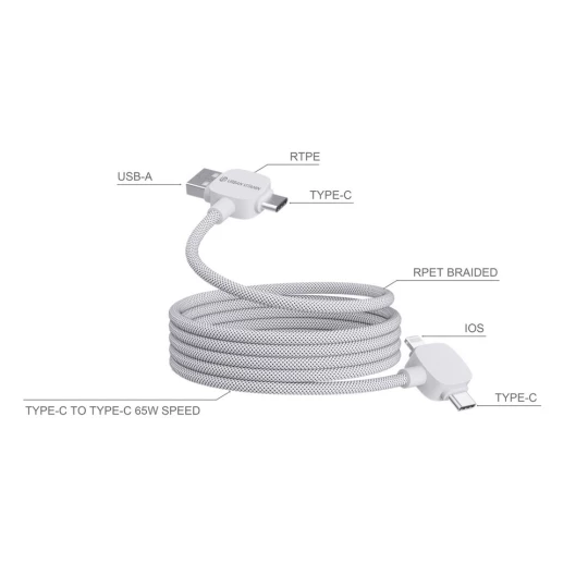 Kabel do ładowania Urban Vitamin Stockton 65W (P302.7103)