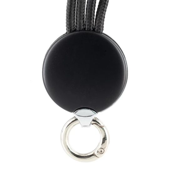 Kabel z podświetlanym logo 4w1, RXD-368 - czarny - (GM-EG0599-03)