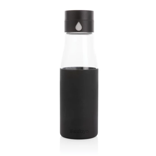 Szklana butelka 650 ml Ukiyo, monitorująca ilość wypitej wody (P436.721)