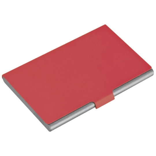 Etui na wizytówki - czerwony - (GM-20043-05)
