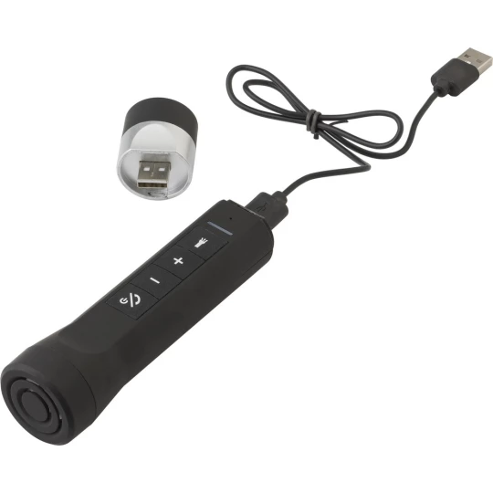 Wielofunkcyjna latarka LED, głośnik bezprzewodowy, power bank (V7267-03)