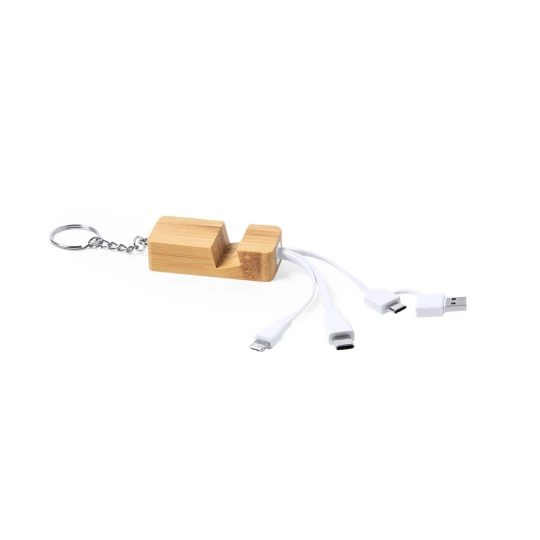 Kabel do ładowania, stojak na telefon, brelok do kluczy (V8338-16)