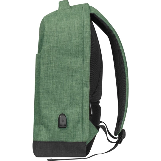 Plecak z USB - zielony - (GM-63589-09)