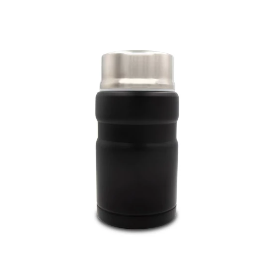 Termiczny pojemnik na żywność 650 ml Air Gifts, składana łyżka | Jonathan (V9962-03)