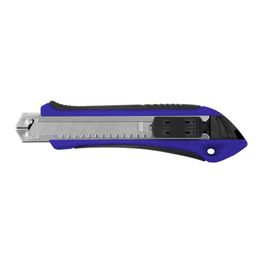 Nóż do tapet z mechanizmem zabezpieczającym, zapasowe ostrza w komplecie | Sutton (V7237-04)