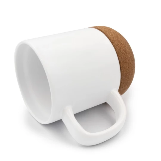 Kubek ceramiczny 370 ml z korkowym elementem | Kate (V8297-02)