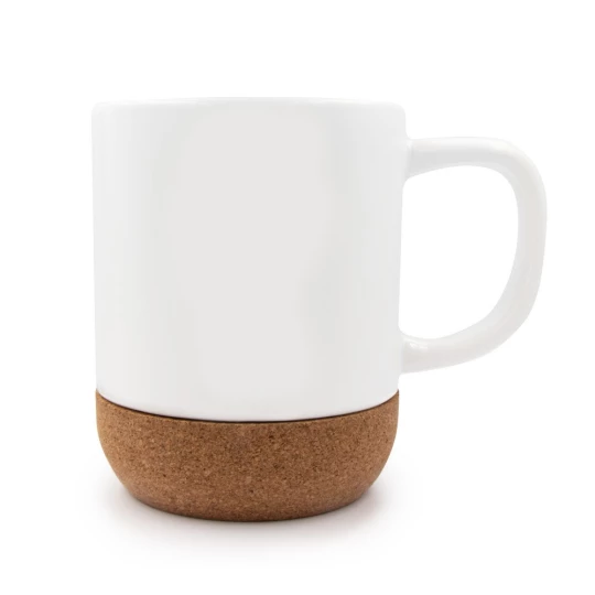 Kubek ceramiczny 370 ml z korkowym elementem | Kate (V8297-02)