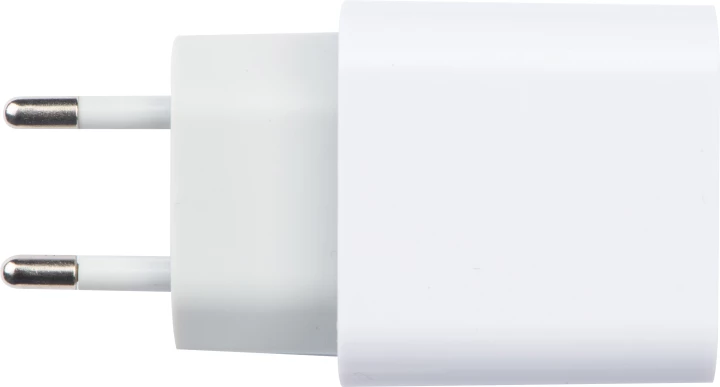 Zestaw ładowarka samochodowa i wtyczka ładująca USB i USB typu C - biały - (GM-32516-06)