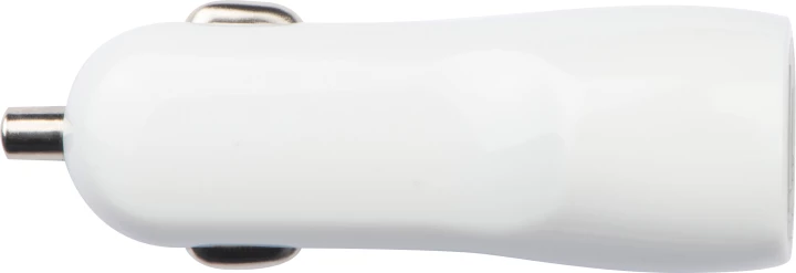Zestaw ładowarka samochodowa i wtyczka ładująca USB i USB typu C - biały - (GM-32516-06)