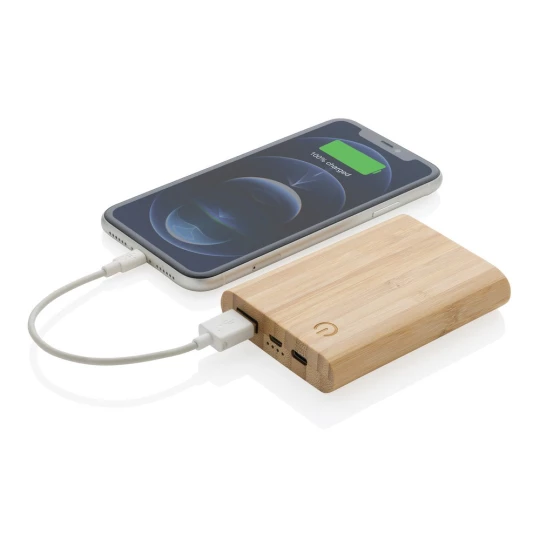 Bambusowy power bank 5000 mAh (P322.259)