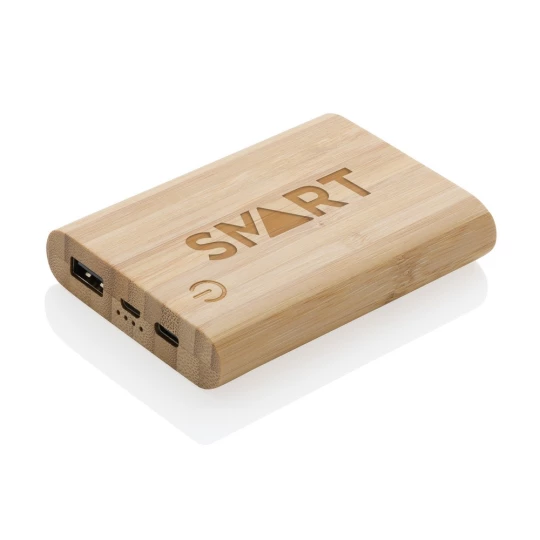 Bambusowy power bank 5000 mAh (P322.259)