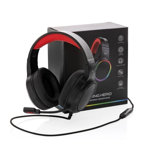 Gamingowe słuchawki nauszne RGB Gaming Hero (P329.271)