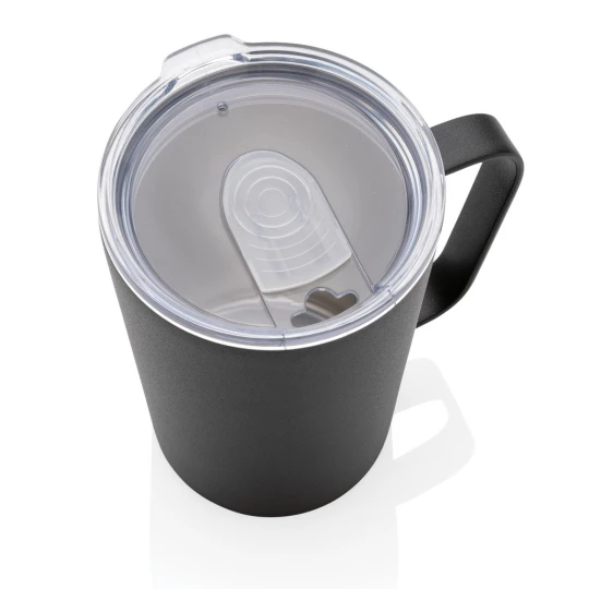Kubek termiczny 420 ml, stal nierdzewna z recyklingu (P433.051)