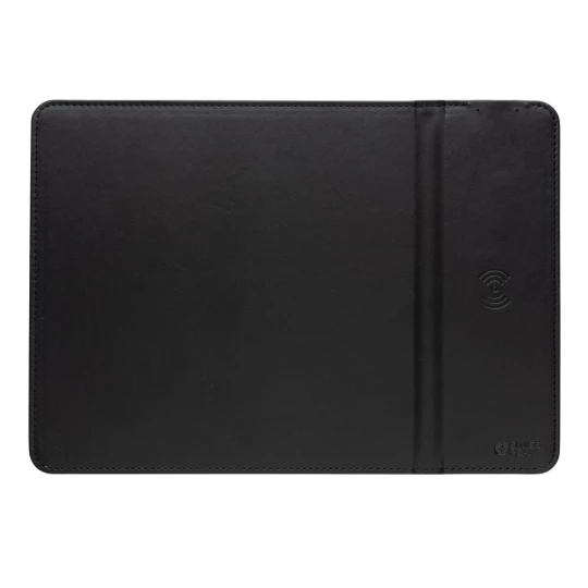 Podkładka pod mysz Swiss Peak, ładowarka bezprzewodowa 10W, PU z recyklingu (P300.241)