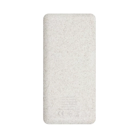 Power bank 8000 mAh ze słomy pszenicznej | Jenkins (V0725-00)