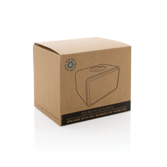 Głośnik bezprzewodowy 5W, plastik z recyklingu (P329.969)