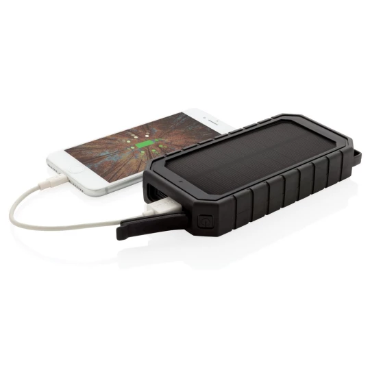Power bank 10000 mAh, ładowarka słoneczna (P322.451)