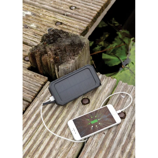 Power bank 10000 mAh, ładowarka słoneczna (P322.451)