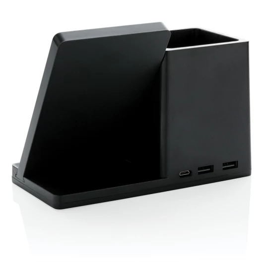 Ładowarka bezprzewodowa 10W, organizer na biurko Ontario (P308.401)