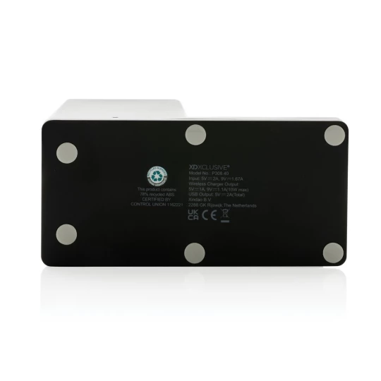Ładowarka bezprzewodowa 10W, organizer na biurko Ontario (P308.401)