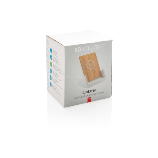 Ładowarka bezprzewodowa 10W, stojak na telefon Ontario, RABS (P308.413)